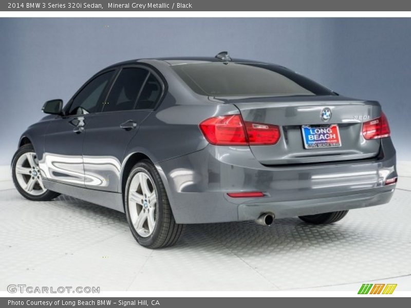 Mineral Grey Metallic / Black 2014 BMW 3 Series 320i Sedan