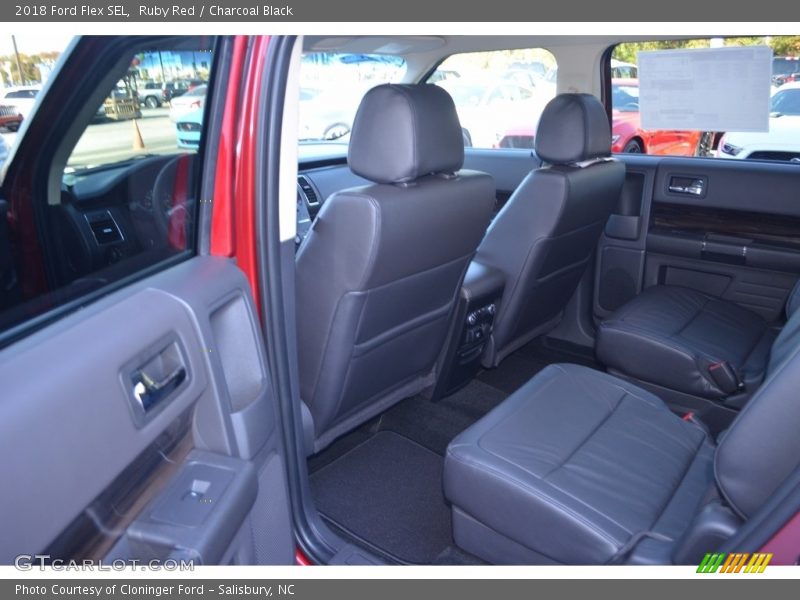 Ruby Red / Charcoal Black 2018 Ford Flex SEL