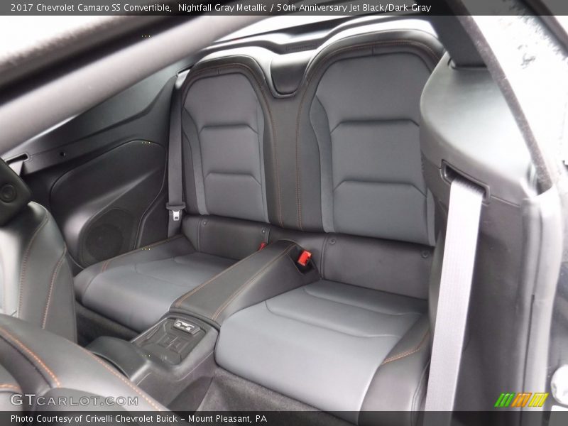 Nightfall Gray Metallic / 50th Anniversary Jet Black/Dark Gray 2017 Chevrolet Camaro SS Convertible