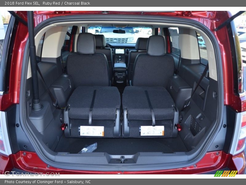 Ruby Red / Charcoal Black 2018 Ford Flex SEL