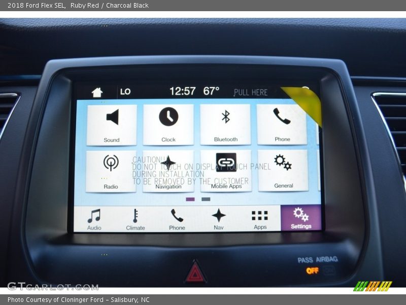 Ruby Red / Charcoal Black 2018 Ford Flex SEL