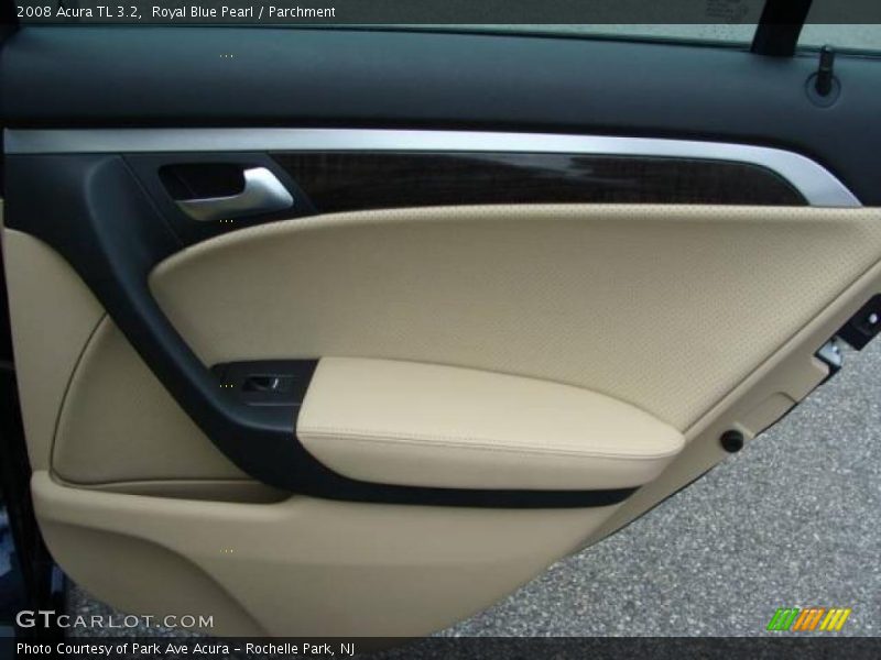 Royal Blue Pearl / Parchment 2008 Acura TL 3.2