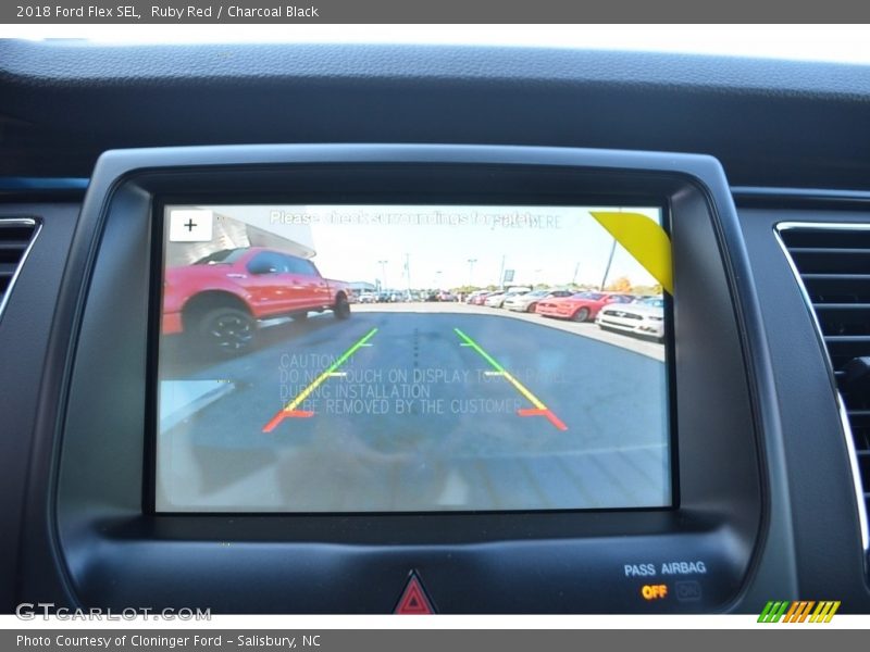 Ruby Red / Charcoal Black 2018 Ford Flex SEL