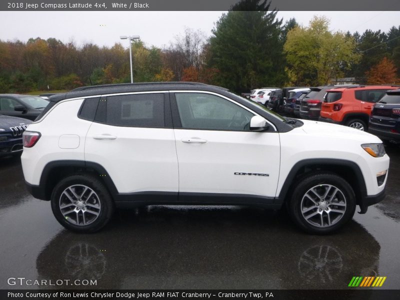 White / Black 2018 Jeep Compass Latitude 4x4