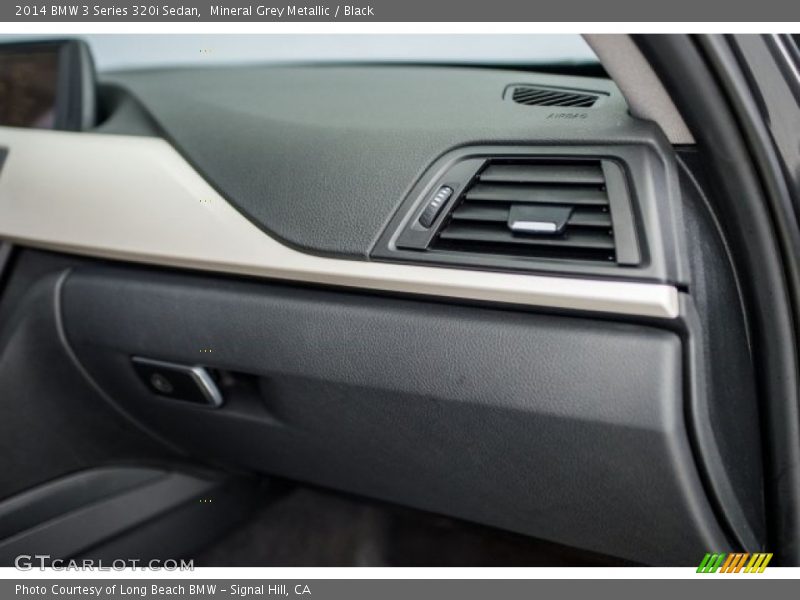 Mineral Grey Metallic / Black 2014 BMW 3 Series 320i Sedan