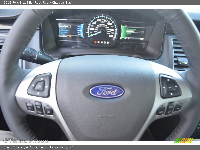 Ruby Red / Charcoal Black 2018 Ford Flex SEL