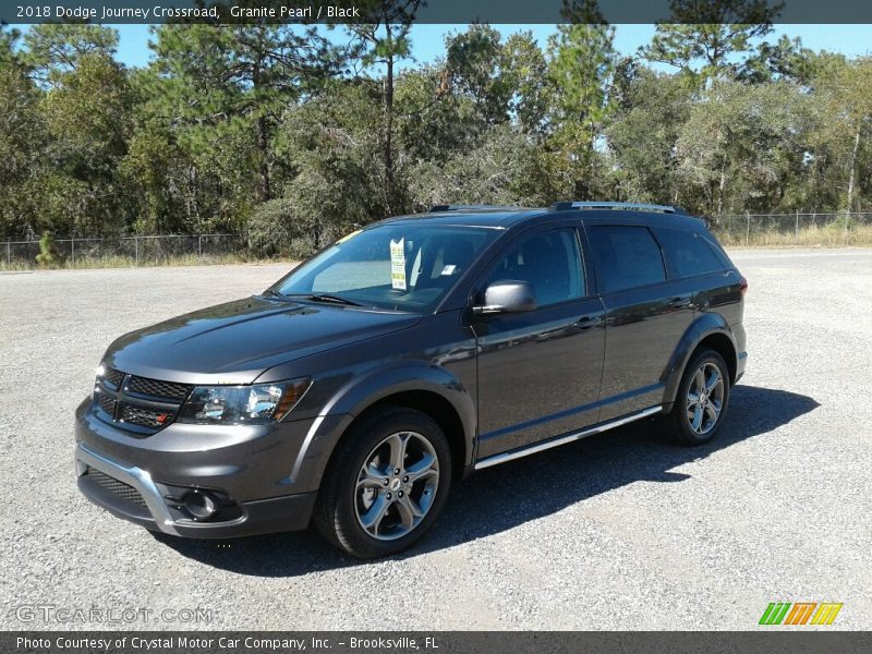 Granite Pearl / Black 2018 Dodge Journey Crossroad
