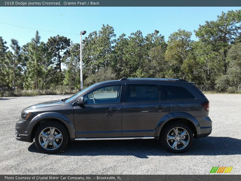 Granite Pearl / Black 2018 Dodge Journey Crossroad