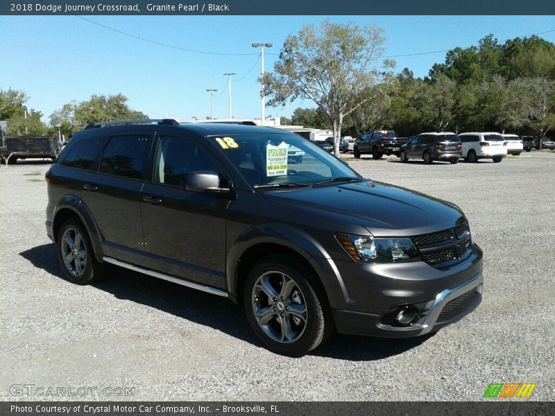 Granite Pearl / Black 2018 Dodge Journey Crossroad