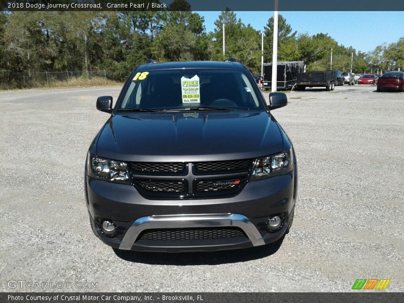 Granite Pearl / Black 2018 Dodge Journey Crossroad