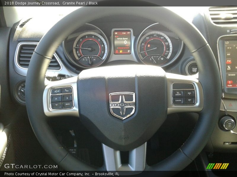 Granite Pearl / Black 2018 Dodge Journey Crossroad