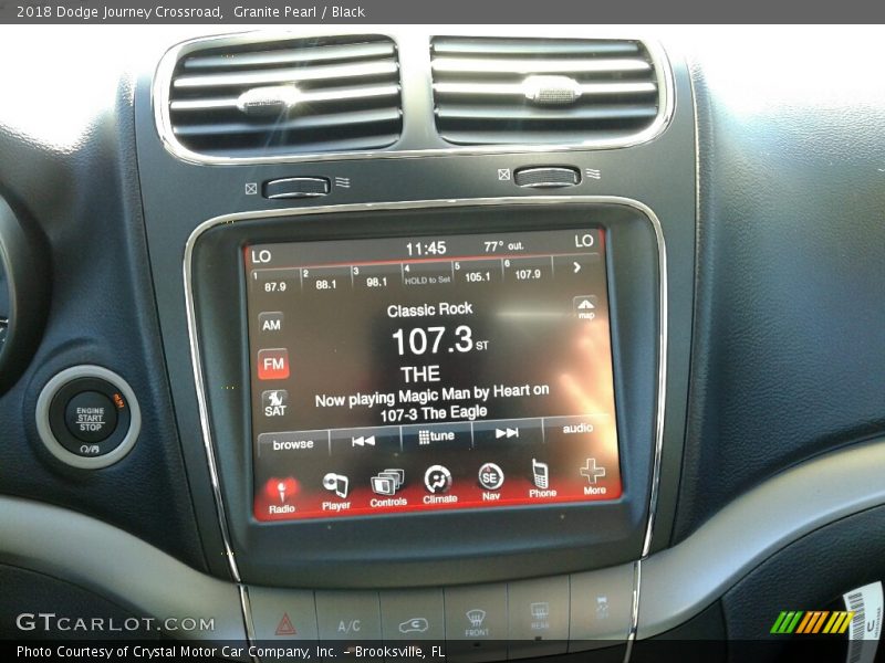 Granite Pearl / Black 2018 Dodge Journey Crossroad