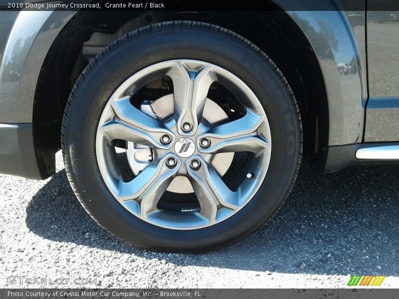 Granite Pearl / Black 2018 Dodge Journey Crossroad