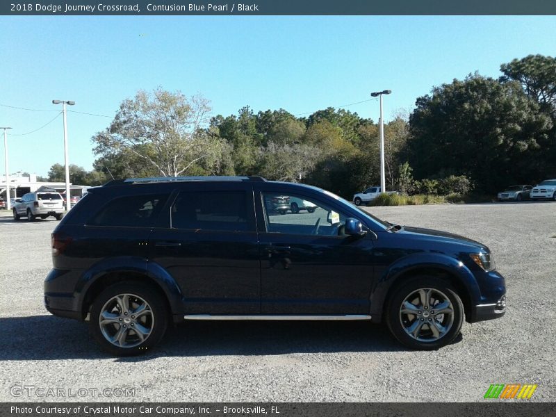 Contusion Blue Pearl / Black 2018 Dodge Journey Crossroad