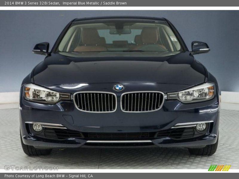 Imperial Blue Metallic / Saddle Brown 2014 BMW 3 Series 328i Sedan