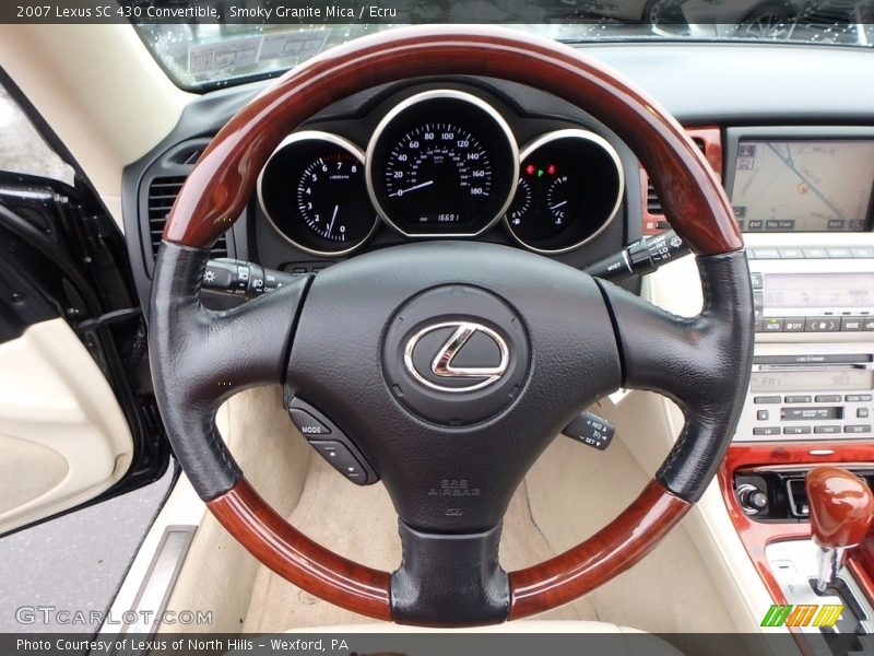 Smoky Granite Mica / Ecru 2007 Lexus SC 430 Convertible