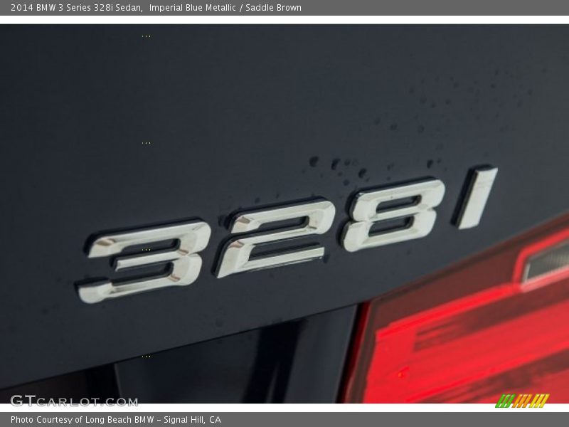 Imperial Blue Metallic / Saddle Brown 2014 BMW 3 Series 328i Sedan