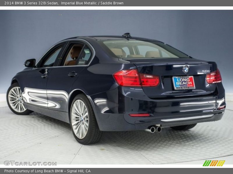 Imperial Blue Metallic / Saddle Brown 2014 BMW 3 Series 328i Sedan
