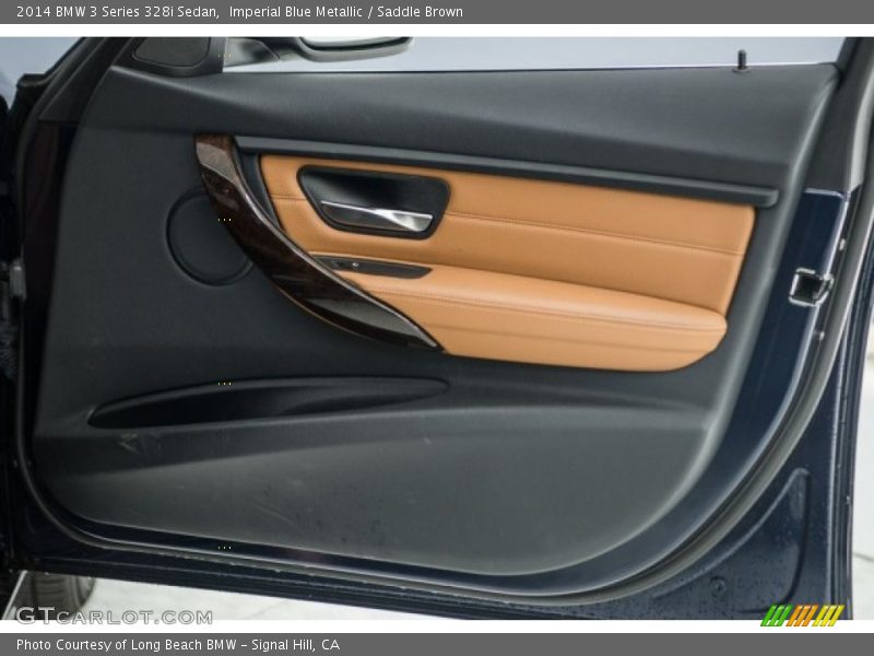 Imperial Blue Metallic / Saddle Brown 2014 BMW 3 Series 328i Sedan
