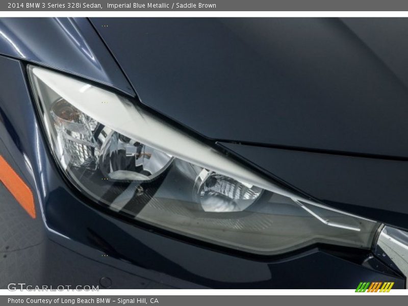 Imperial Blue Metallic / Saddle Brown 2014 BMW 3 Series 328i Sedan