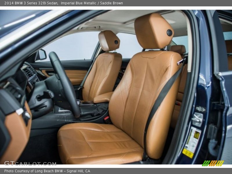 Imperial Blue Metallic / Saddle Brown 2014 BMW 3 Series 328i Sedan