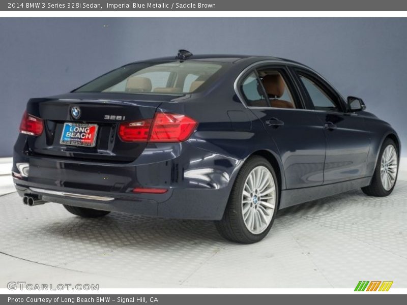 Imperial Blue Metallic / Saddle Brown 2014 BMW 3 Series 328i Sedan