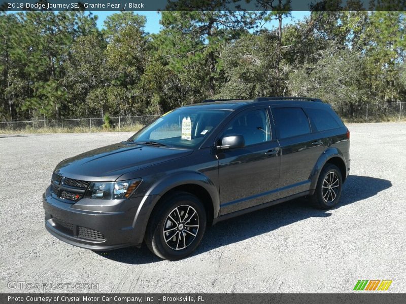 Granite Pearl / Black 2018 Dodge Journey SE
