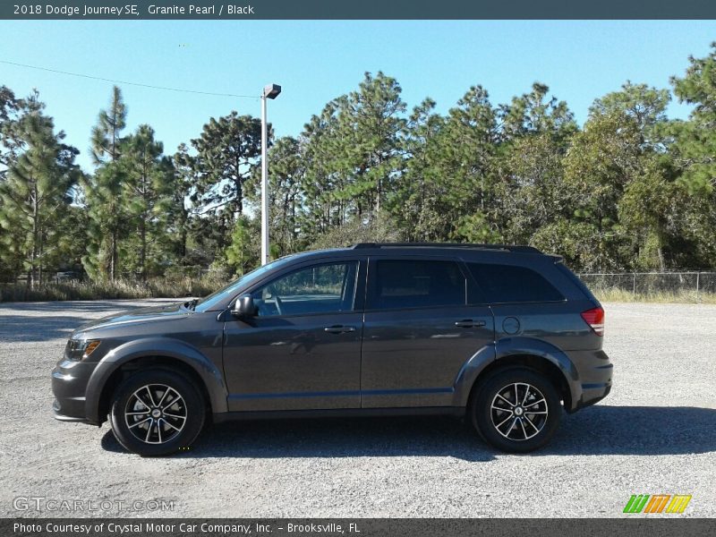 Granite Pearl / Black 2018 Dodge Journey SE