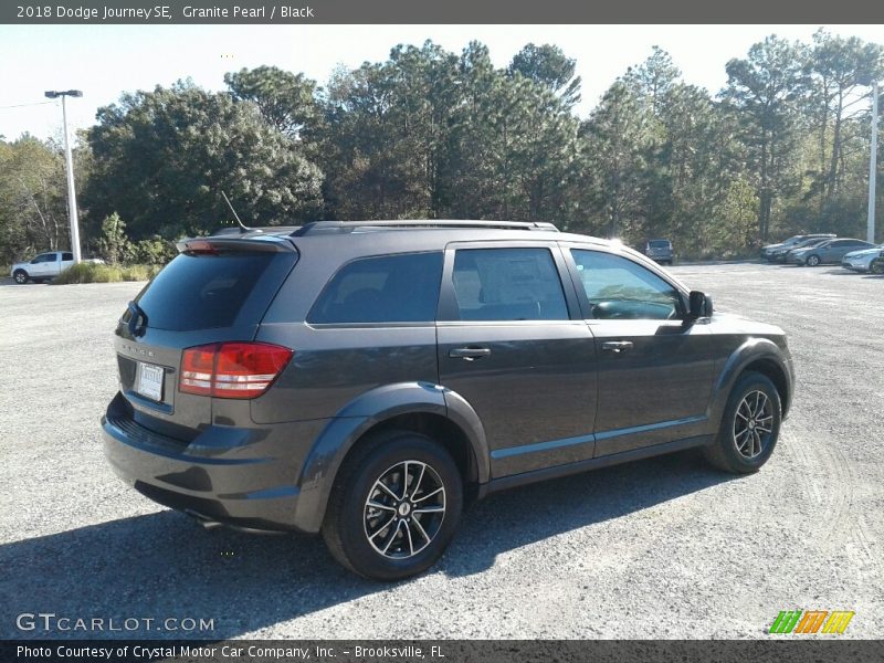 Granite Pearl / Black 2018 Dodge Journey SE
