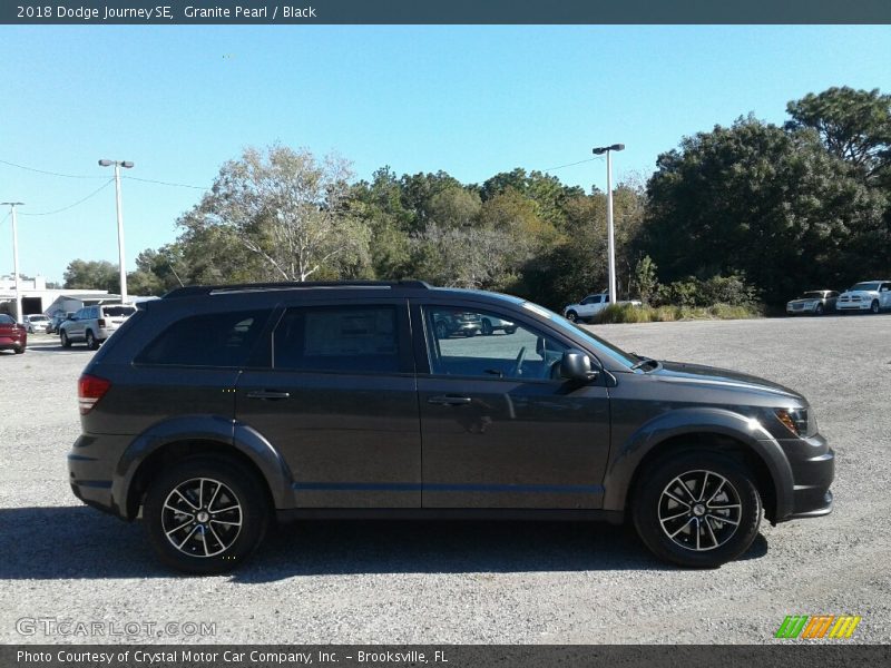 Granite Pearl / Black 2018 Dodge Journey SE