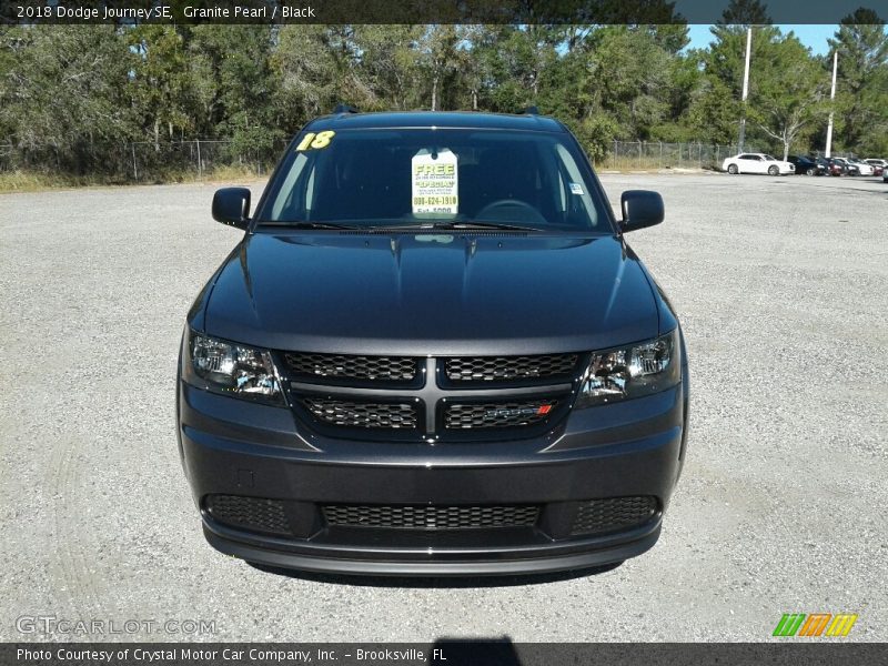 Granite Pearl / Black 2018 Dodge Journey SE