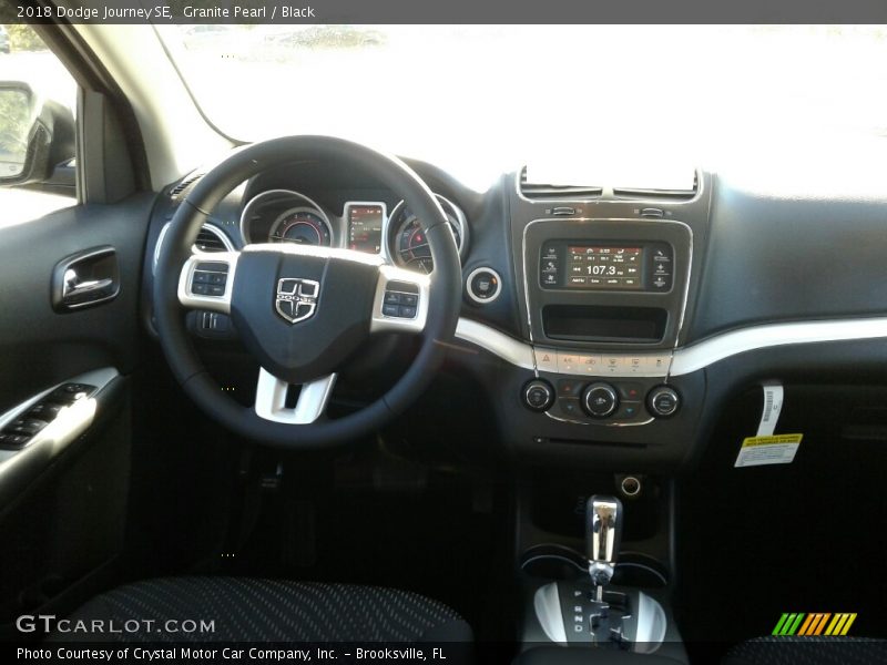 Granite Pearl / Black 2018 Dodge Journey SE