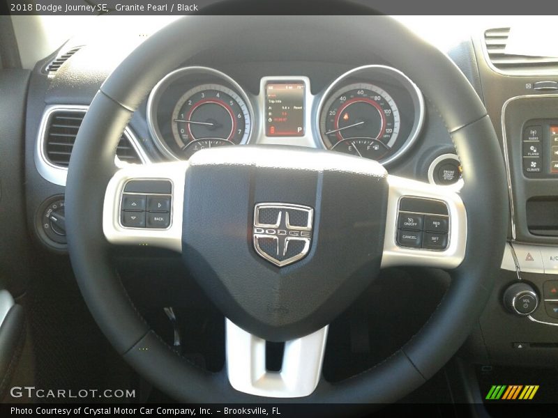 Granite Pearl / Black 2018 Dodge Journey SE