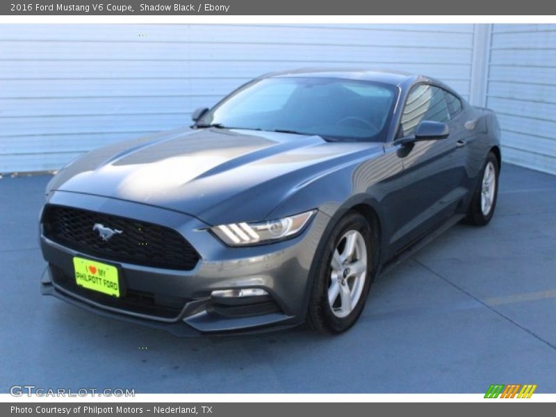 Shadow Black / Ebony 2016 Ford Mustang V6 Coupe