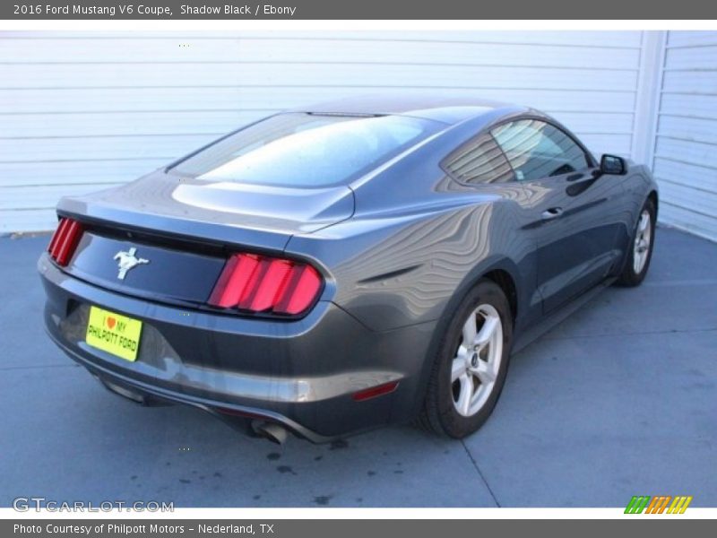 Shadow Black / Ebony 2016 Ford Mustang V6 Coupe