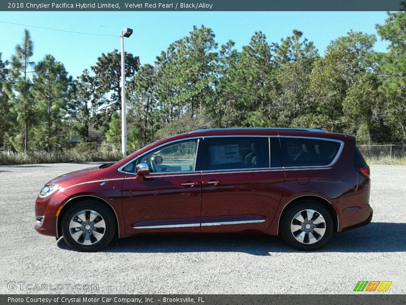  2018 Pacifica Hybrid Limited Velvet Red Pearl