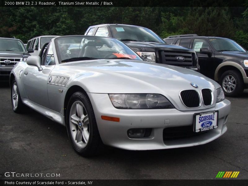 Titanium Silver Metallic / Black 2000 BMW Z3 2.3 Roadster