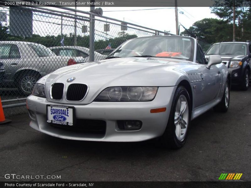Titanium Silver Metallic / Black 2000 BMW Z3 2.3 Roadster