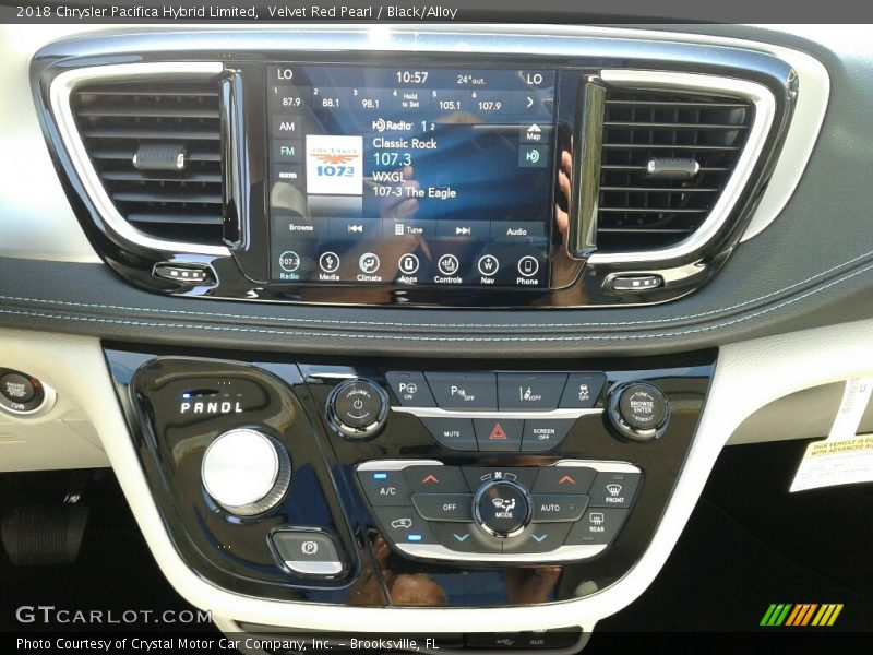 Controls of 2018 Pacifica Hybrid Limited