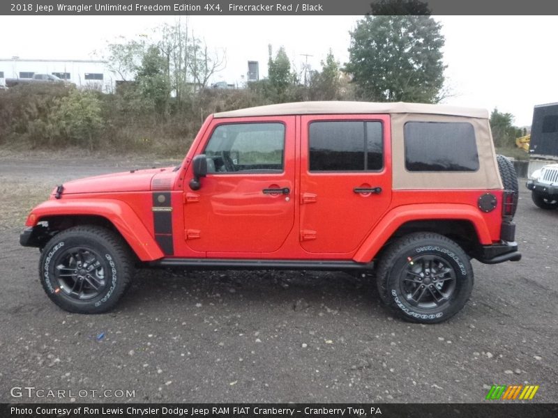  2018 Wrangler Unlimited Freedom Edition 4X4 Firecracker Red