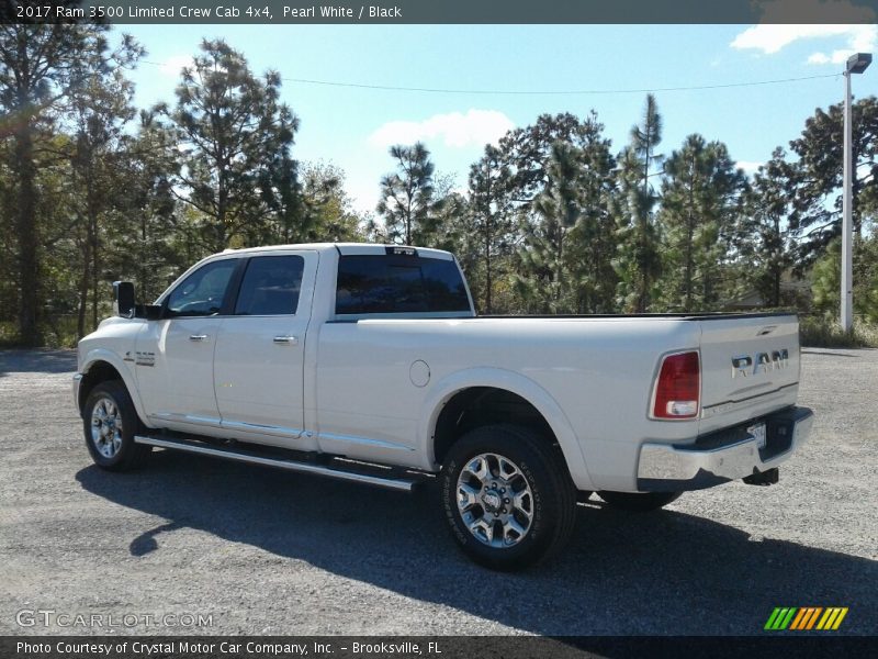 Pearl White / Black 2017 Ram 3500 Limited Crew Cab 4x4