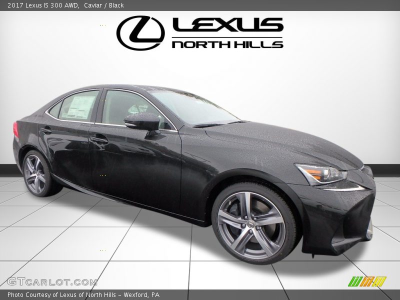 Caviar / Black 2017 Lexus IS 300 AWD