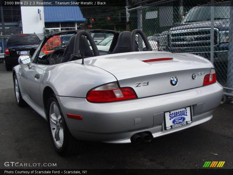 Titanium Silver Metallic / Black 2000 BMW Z3 2.3 Roadster