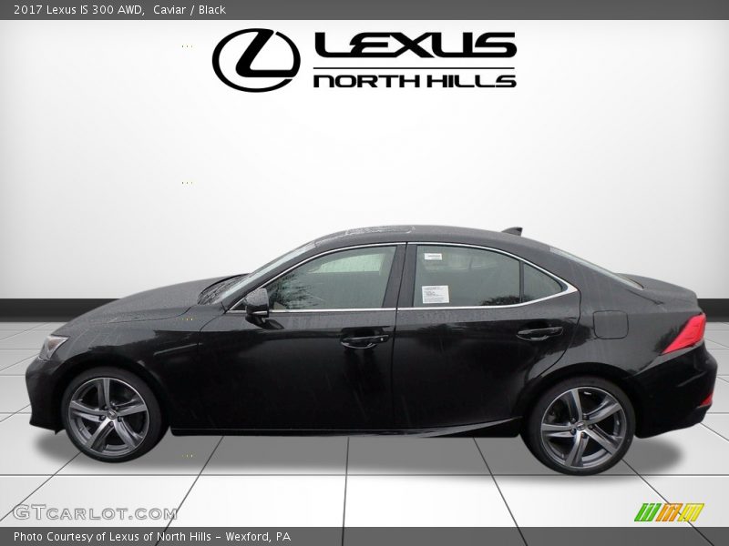 Caviar / Black 2017 Lexus IS 300 AWD