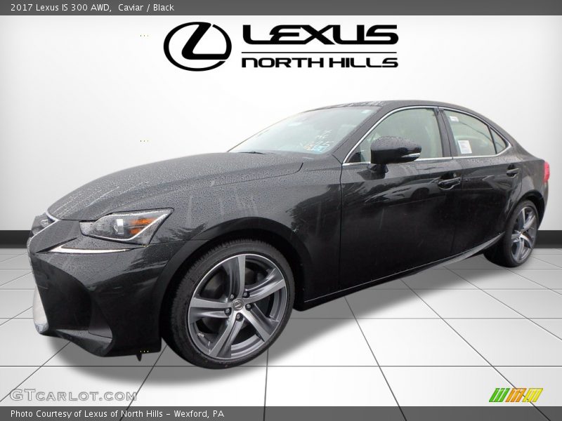 Caviar / Black 2017 Lexus IS 300 AWD