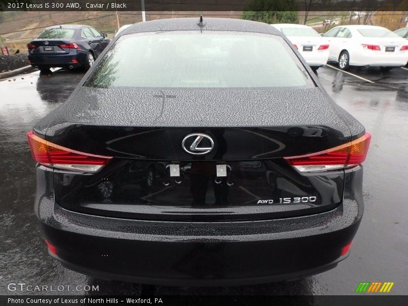 Caviar / Black 2017 Lexus IS 300 AWD