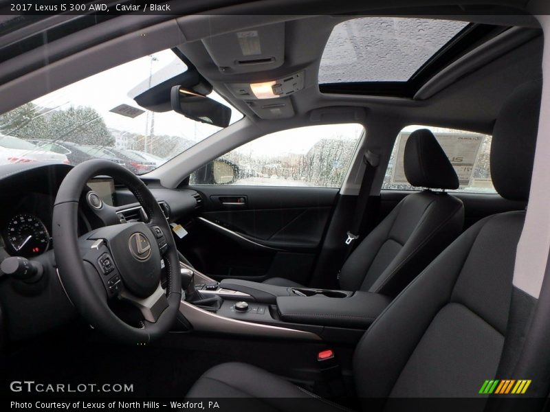 Caviar / Black 2017 Lexus IS 300 AWD