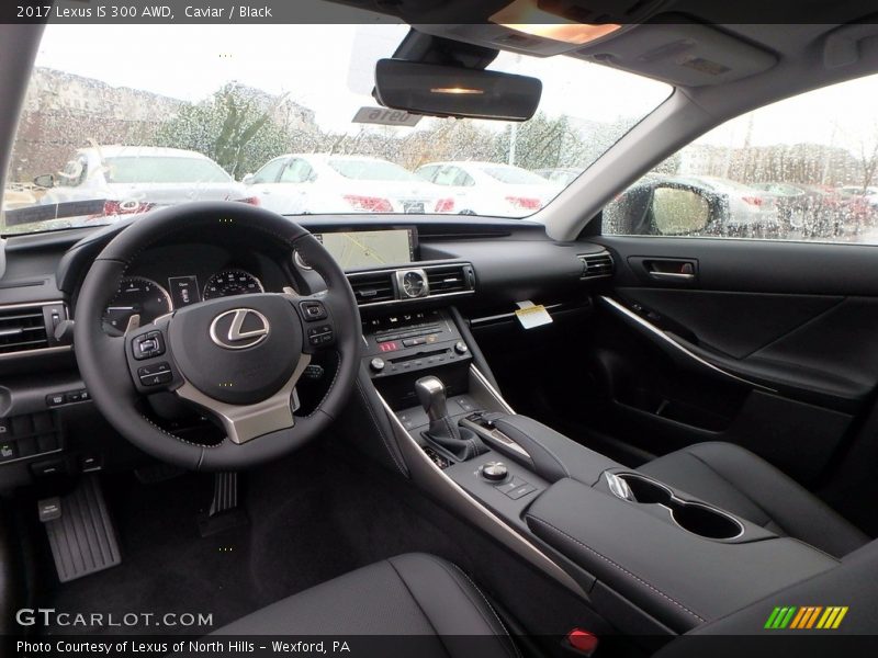 Caviar / Black 2017 Lexus IS 300 AWD