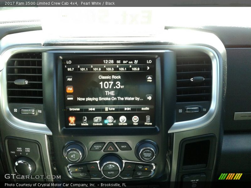 Pearl White / Black 2017 Ram 3500 Limited Crew Cab 4x4