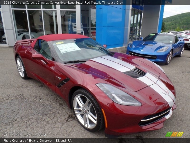  2018 Corvette Stingray Convertible Long Beach Red Metallic Tintcoat